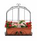 Preview: DanDiBo wall flower holder window black metal wall flower stand flower rack wall shelf shelf