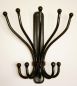 Preview: Wandhaken Steve Garderobe Kleiderhaken schwarz 5 Haken