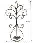 Preview: DanDiBo Wandkerzenhalter Metall Antik Schwarz 12107 Kerzenhalter Wand 58cm Schmiedeeisen Kerzenleuchter Einzel