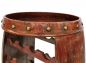 Preview: DanDiBo wine rack wood standing wine barrel 0370-R barrel 80 cm bottle rack bottle stand bottle holder brown bar wine bar