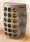 Preview: DanDiBo wine rack wood standing rustic wine barrel bottle rack 1486 side table cabinet barrel wine bar