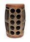 Preview: Wine rack Wine barrel 1547 Side table Cabinet Barrel made of wood 65 cm Wine bar Bar