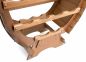 Preview: DanDiBo Weinregal Holz Stehend Weinfass 18 Flaschen Braun gebeizt Flaschenregal Flaschenhalter Fass