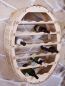 Preview: DanDiBo Weinregal Holz Wand Weinfass 24 Flaschen Natur Wandregal Flaschenregal Flaschenhalter Fass