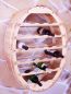 Preview: DanDiBo Weinregal Holz Wand Weinfass 24 Flaschen Natur Wandregal Flaschenregal Flaschenhalter Fass