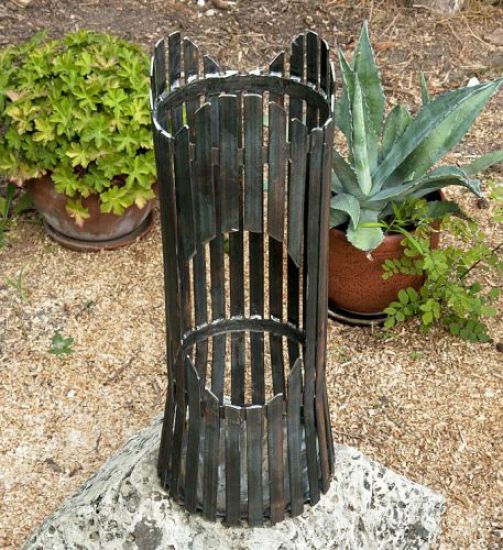 Fire pit ALBERO Fire basket 80002 Fire bowl 60cm iron Fireplace Column