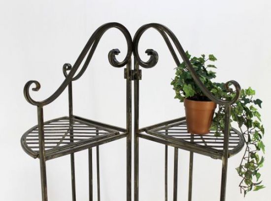 Flower stage 167cm Flower shelf 110243 Flower stand Plant stand Shelf brown
