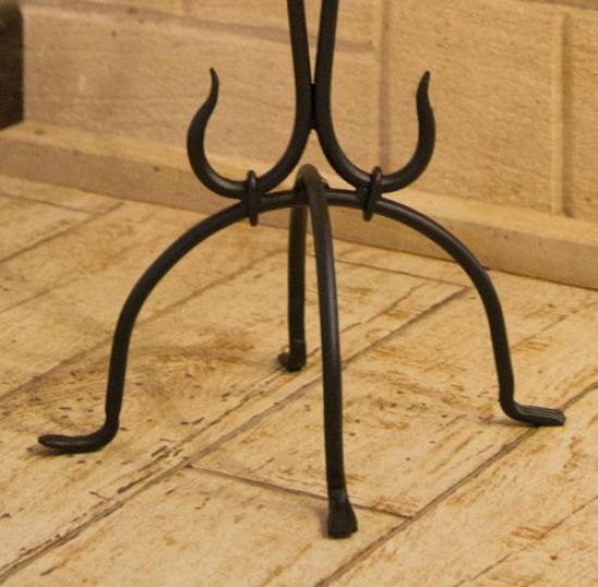 Preview: Kerzenständer Artus 100cm Schmiedeeisen 21216 Kerzenleuchter Kerzenhalter Metall