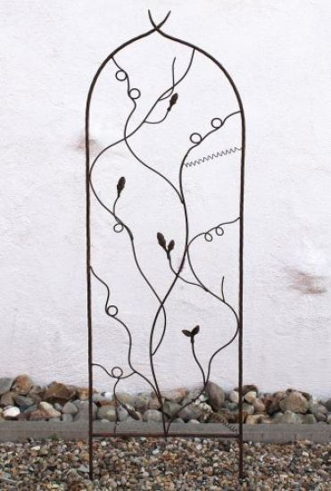 Preview: Rankhilfe JD2-12025 Rankgitter aus Metall 147 cm Kletterhilfe Zaun