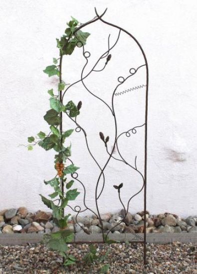 Preview: Rankhilfe JD2-12025 Rankgitter aus Metall 147 cm Kletterhilfe Zaun