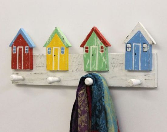 Garderobe Häuschen 2606 Wandgarderobe 46cm Kleiderhaken Handtuchhaken Haken