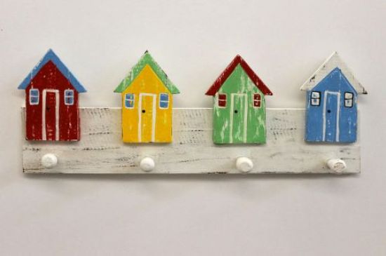 Garderobe Häuschen 2606 Wandgarderobe 46cm Kleiderhaken Handtuchhaken Haken