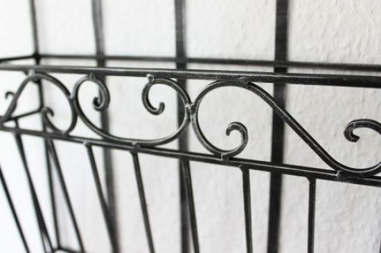 Preview: Wandregal Zeitungsständer 09911 Magazinhalter 101cm Küchenregal Zeitungshalter