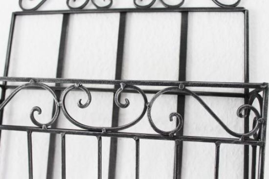 Preview: Wandregal Zeitungsständer 09911 Magazinhalter 101cm Küchenregal Zeitungshalter