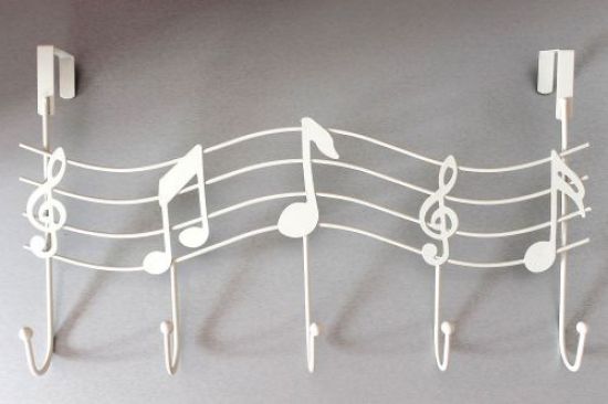 Door coat rack 131019 Door hook 42 cm Coat rack Coat hook Hook Hook rail / Colour: White