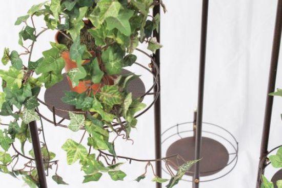 Preview: Blumentreppe Art.4A Blumenständer Blumensäule 102 cm Pflanzsäule Pflanzenständer