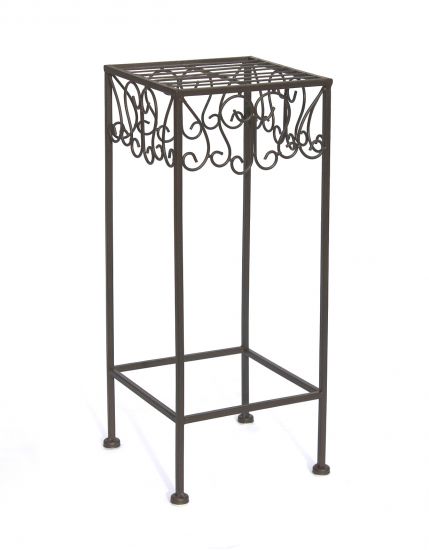 Preview: Blumenhocker 140127-S Blumenständer 50 cm Pflanzenständer Hocker Beistelltisch