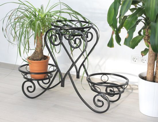 Preview: Blumentreppe KW403 Blumenständer Blumensäule 89 cm Pflanzsäule Pflanzenständer