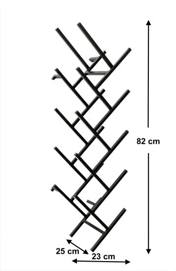 DanDiBo 2er Set Weinregal Metall Schwarz Wand erweiterbar für 18 Flaschen Acord Flaschenregal 96279 Flaschenständer Weinflaschenhalter Flaschenhalter