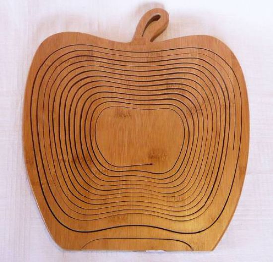 Preview: Fruit bowl Bowl Basket Apple Bread basket foldable 30 cm