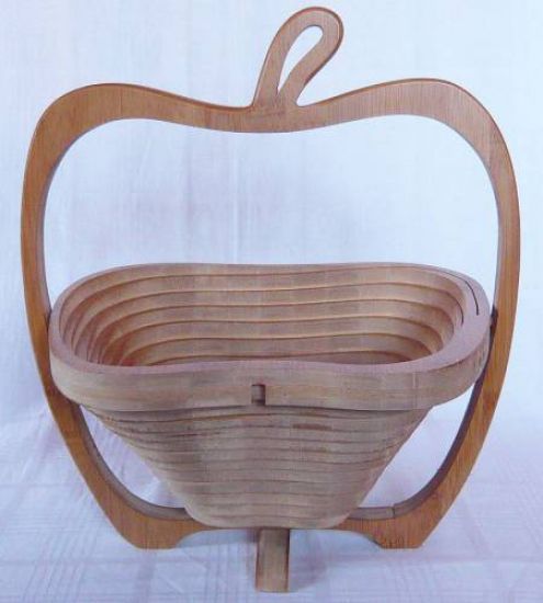 Preview: Fruit bowl Bowl Basket Apple Bread basket foldable 30 cm