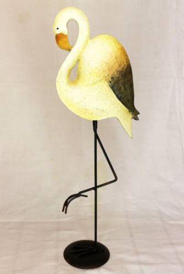 Preview: Vogel Flamingo 55cm Fensterdekoration SU8577/M55 Fensterbank Dek