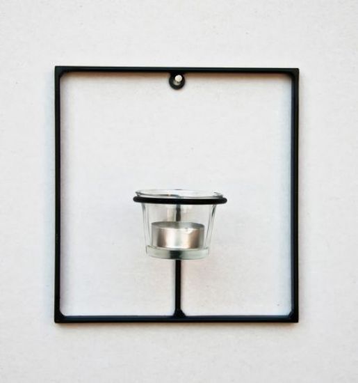 Wandteelichthalter Carre 3-tlg. Wandkerzenhalter Metall Teelichthalter Teelicht