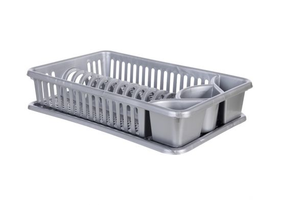 Preview: DanDiBo draining rack crockery draining rack plastic 93871 draining basket draining rack draining tray plate drainer