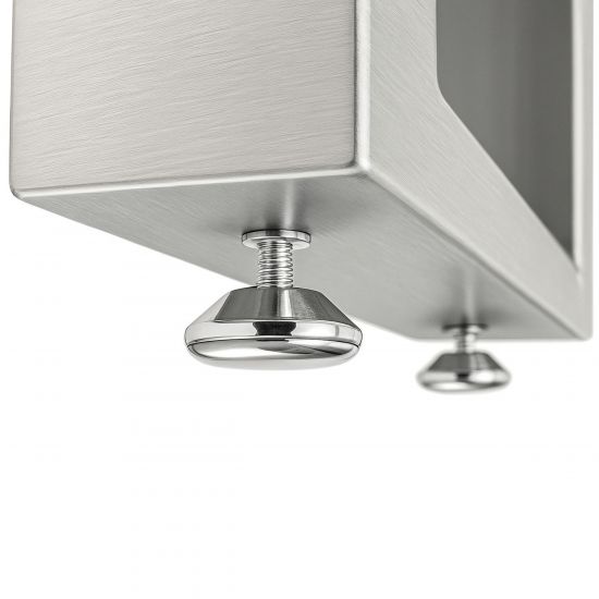 Preview: DanDiBo 2x Bankgestell mit Lehne Edelstahl Metall Set DIY Bank Füße Bankkufen Bankbeine 96632 Sitzgestell für Gartenbank Robust Stabil