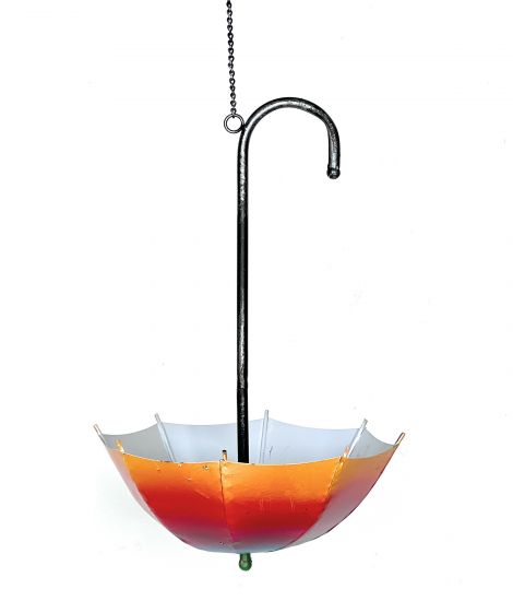 Preview: DanDiBo Blumenampel Metall Hängeampel mit Topf Innen Außen Regenschirm Hängepflanzen 57 cm 96258 S Pflanzenhänger Blumenhänger Topfhänger Blumen