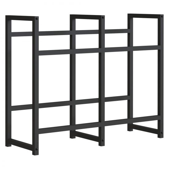 DanDiBo Getränkekistenregal 4 Kisten Schwarz Metall Stehend 96476 Getränkekistenhalter 91 cm Getränkekistenständer Flaschenkistenregal
