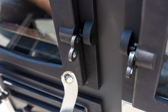 Preview: DanDiBo Handgriff Kaminofengriff ABC Concept 2 Edelstahl Griff für Kaminofen