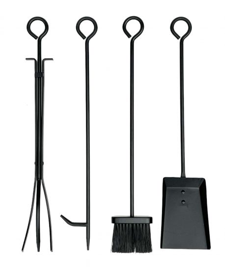 DanDiBo firewood rack indoor metal black 72 cm firewood stand with fireplace set 96431 firewood trolley firewood holder