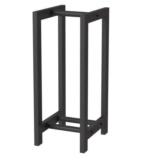 DanDiBo Kaminholzregal Innen Metall Schwarz Stehend Kaminholzständer 96467 Kaminholzhalter Brennholzregal Feuerholzregal