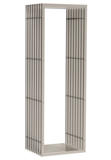 DanDiBo firewood rack indoor metal stainless steel firewood rack 96429 150 cm wood basket firewood holder wood rack