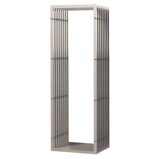 DanDiBo firewood rack indoor metal stainless steel firewood rack 96429 150 cm wood basket firewood holder wood rack