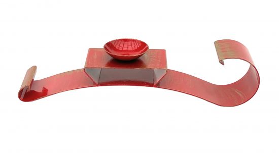 DanDiBo Schlitten Rot Metall Stehend Weihnachtsdeko Deko Weihnachten Kerzenhalter Teelichthalter Winter Modern