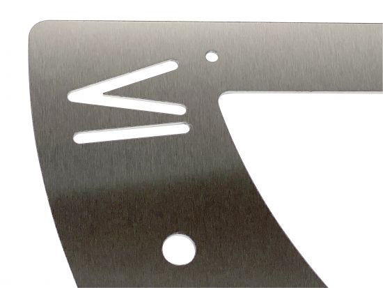 DanDiBo Sonnenuhr Edelstahl für die Wand 70 cm Rostfrei 96206 Ausrichtbar Wetterfest Gartenuhr Modern Metall