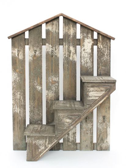 Wandorganizer mit Schlüsselhaken 62 cm Braun 17B046 Schlüsselbrett Briefablage Schlüsselkasten Briefbox