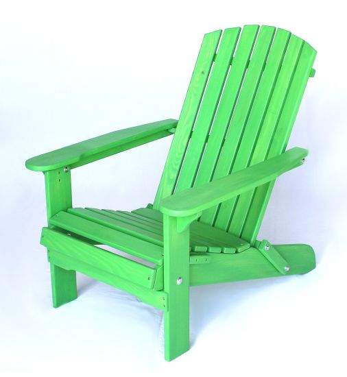 DanDiBo Strandstuhl Sonnenstuhl aus Holz Grün Gartenstuhl klappbar Adirondack Chair Deckchair