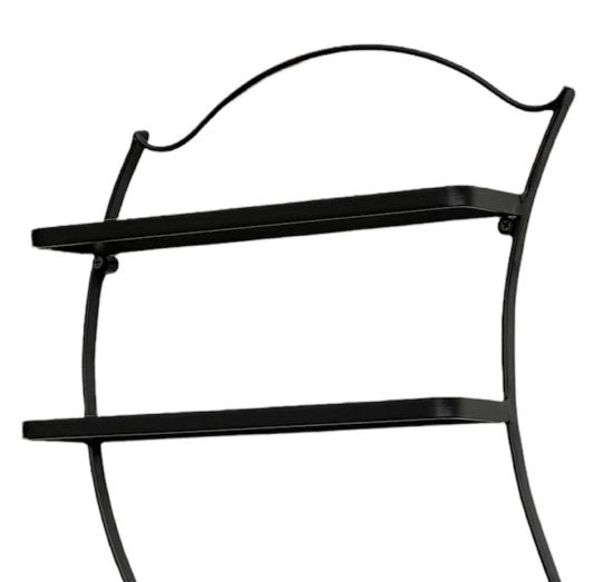 Preview: DanDiBo Weinregal Metall Schwarz Wand erweiterbar für 5 Flaschen Lento Flaschenregal 96269 Flaschenständer Weinflaschenhalter Flaschenhalter