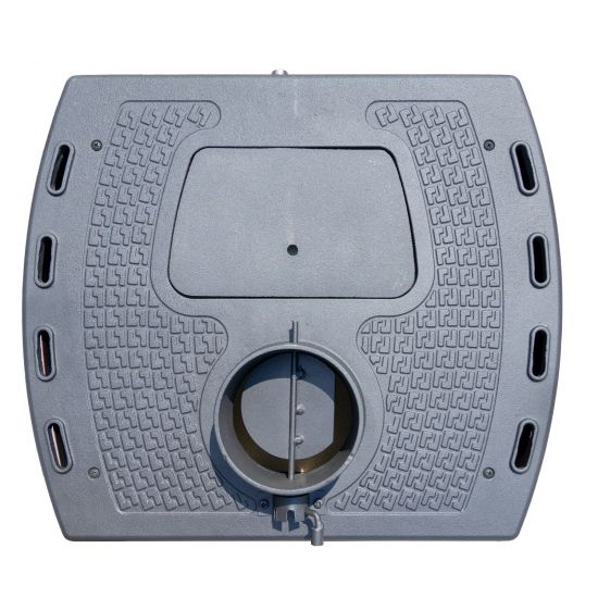 Kaminofen Rot Holzofen 7,2 kW Kamin Zar Ofen Dauerbrandofen Werkstattofen Schwedenofen Hüttenofen Heizofen