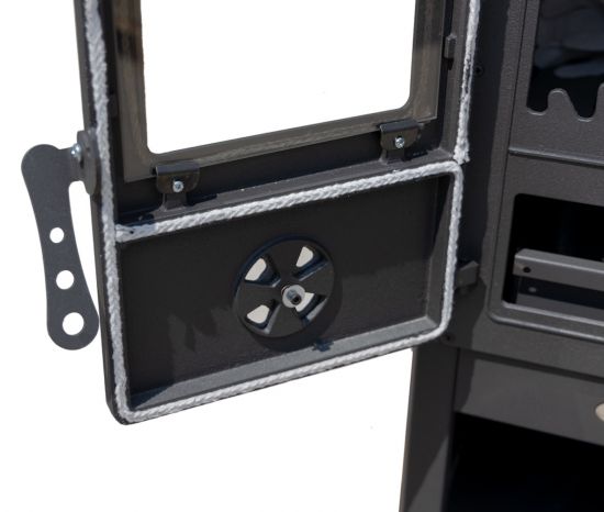 Kaminofen Rot Holzofen 7,2 kW Kamin Zar Ofen Dauerbrandofen Werkstattofen Schwedenofen Hüttenofen Heizofen