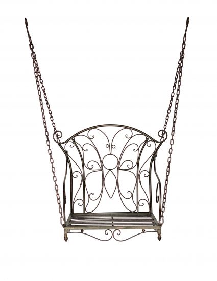 Preview: Hängesessel Metall Garten 18811 Hängestuhl Hängeschaukel Schaukel Hängebank Gartenschaukel Hollywoodschaukel