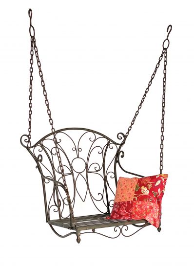 Hängesessel Metall Garten 18811 Hängestuhl Hängeschaukel Schaukel Hängebank Gartenschaukel Hollywoodschaukel