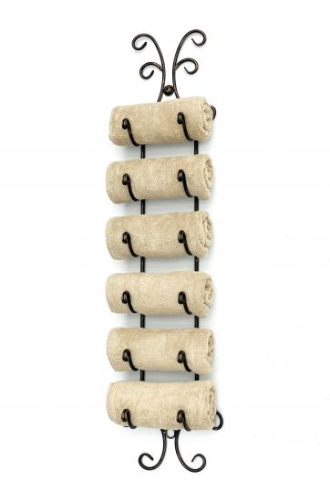 DanDiBo towel rail bathroom wall 568 towel rack wall mounting antique black vintage wall towel rail bathroom