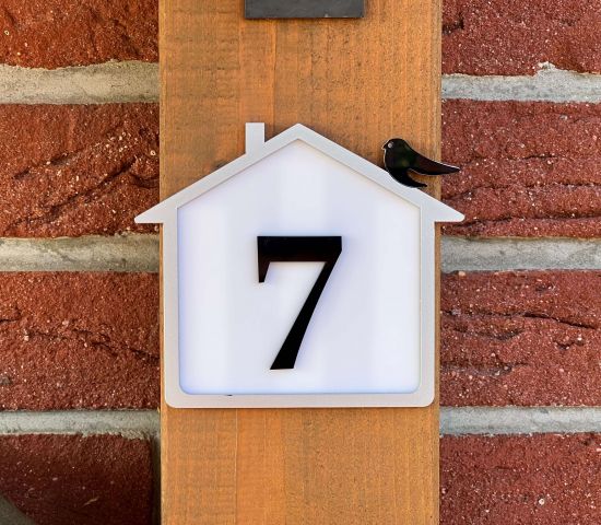 DanDiBo house number sign house number sign M sticker room number for house hotel door door number self-adhesive UV resistant