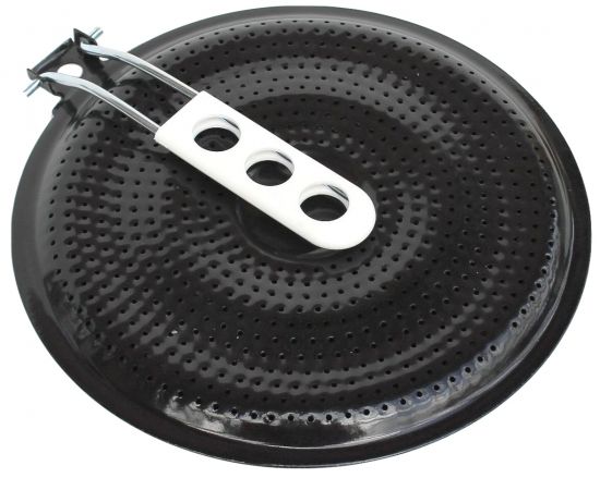Preview: DanDiBo heat distributor gas hob with handle cooker enamelled enamel 93864 simmer plate gas gas flame strainer