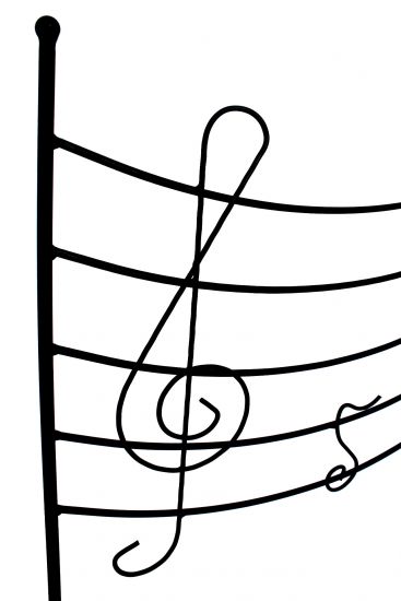 Preview: Steckzaun Melody Rankhilfe Rankgitter aus Metall H-56cm B-80cm Kletterhilfe Zaun