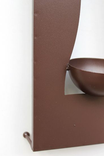 Wandleuchter Flamme 13333 Kerzenleuchter für 3 Kerzen Wandkerzenhalter aus Metall Kerzenhalter